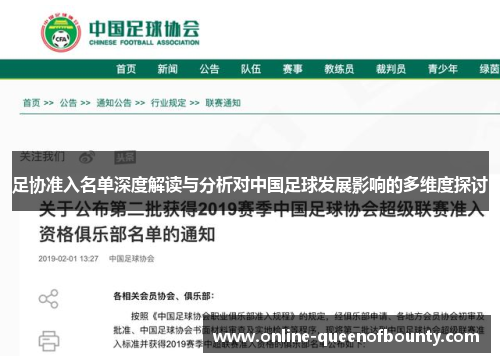 足协准入名单深度解读与分析对中国足球发展影响的多维度探讨 足协准入名单深度解读与分析对中国足球发展影响的多维度探讨